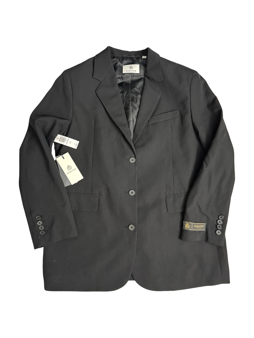 Aritzia Babaton Benchmark Blazer Size Small Black Italian Wool Classic Black - Picture 4 of 16